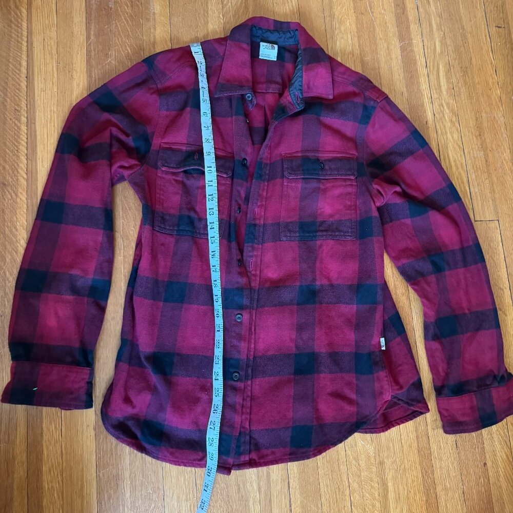 Red/Black North Face Flannel